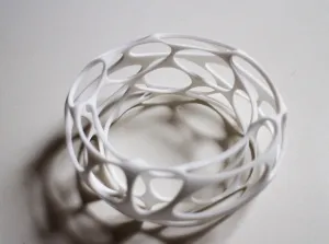 Voronoi Oval Bangle