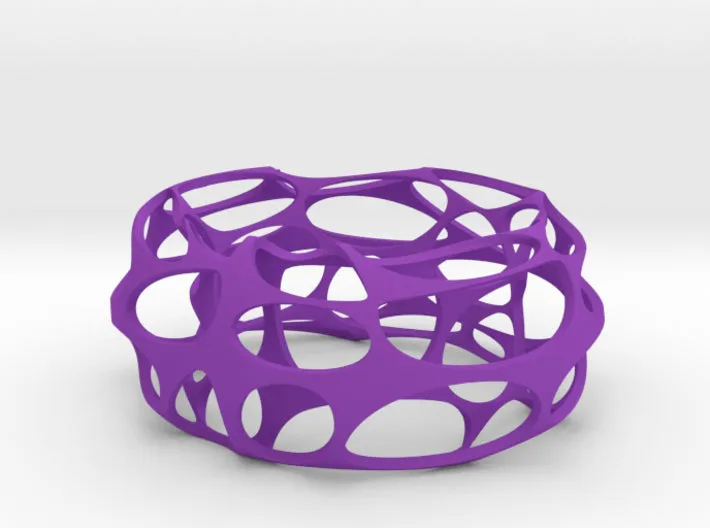 Voronoi Oval Bangle