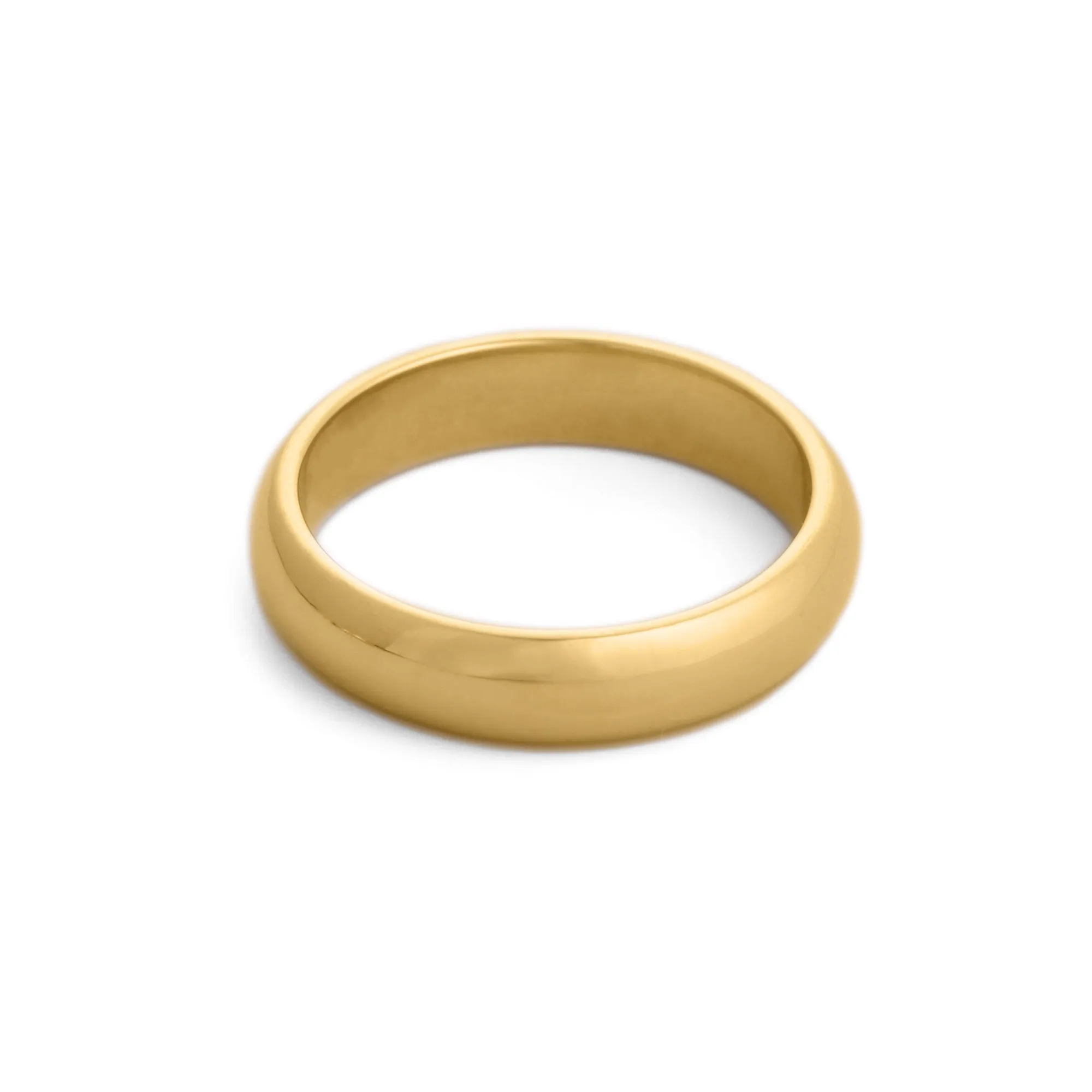 Wedding Band 4mm Comfort Fit 14K Gold