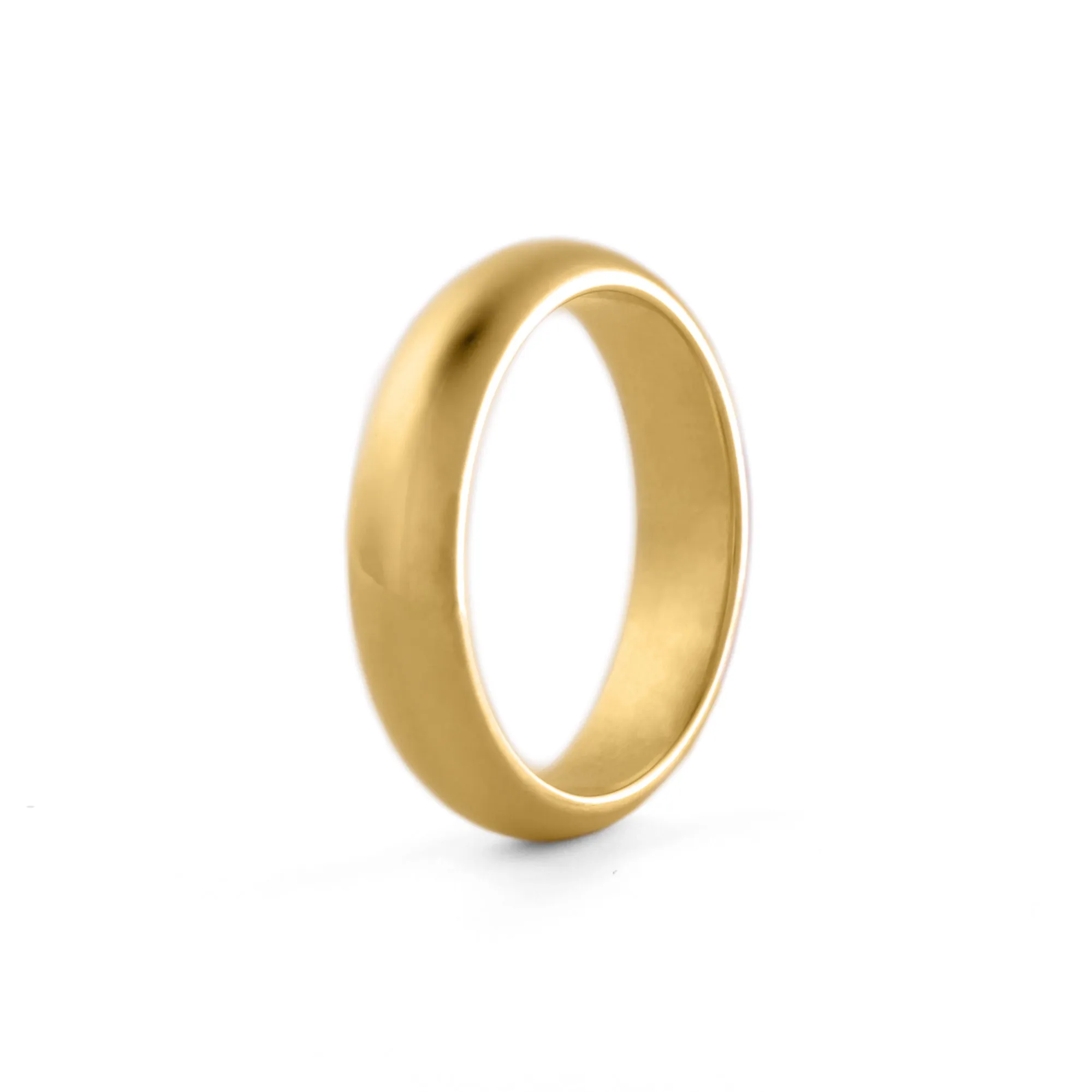 Wedding Band 4mm Comfort Fit 14K Gold