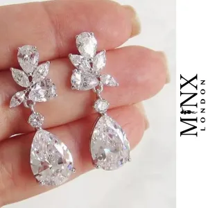 Wedding Earrings | Teardrop Earrings | Diamond Earrings | Diamond Earrings | Womens Diamond Earrings | Earrings | Bridal Earrings