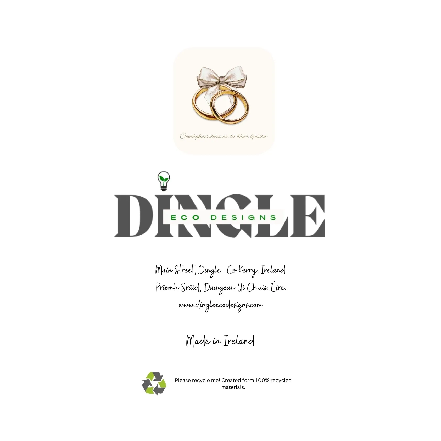 Wedding Rings - Greeting Card