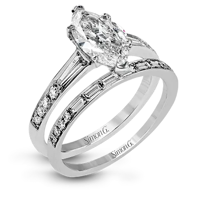 Wedding Set in 18k Gold with Diamonds