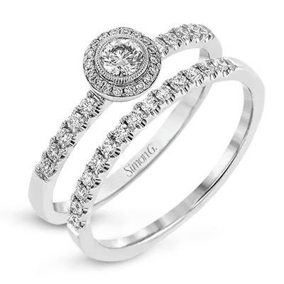 Wedding Set in 18k Gold with Diamonds