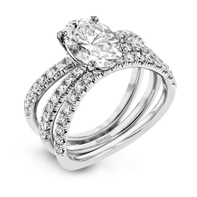 Wedding Set in 18k Gold with Diamonds