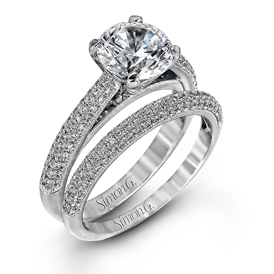 Wedding Set in 18k Gold with Diamonds