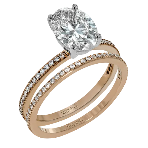 Wedding Set in 18k Gold with Diamonds