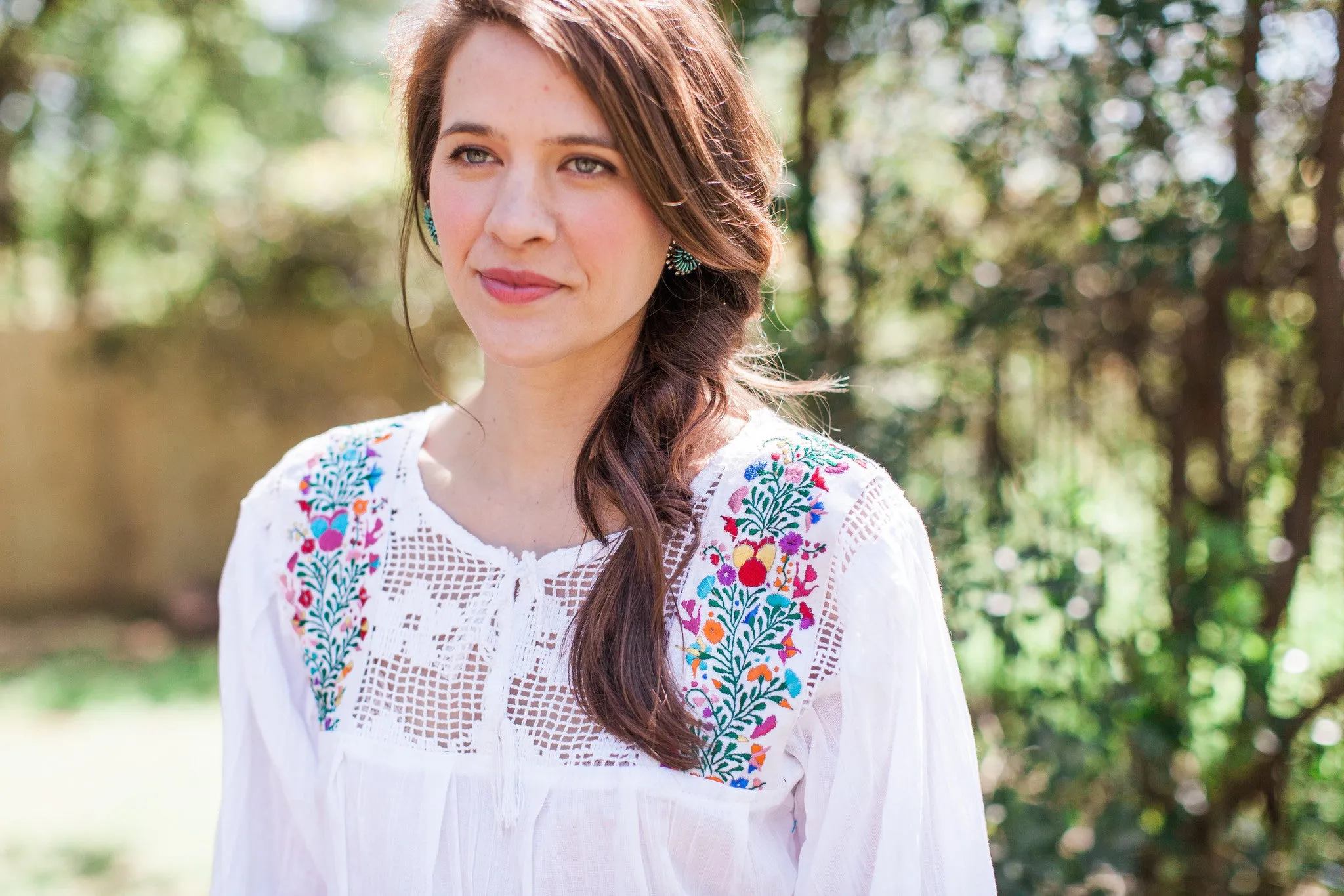 White Franco Blouse