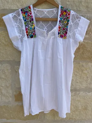 White Franco Blouse