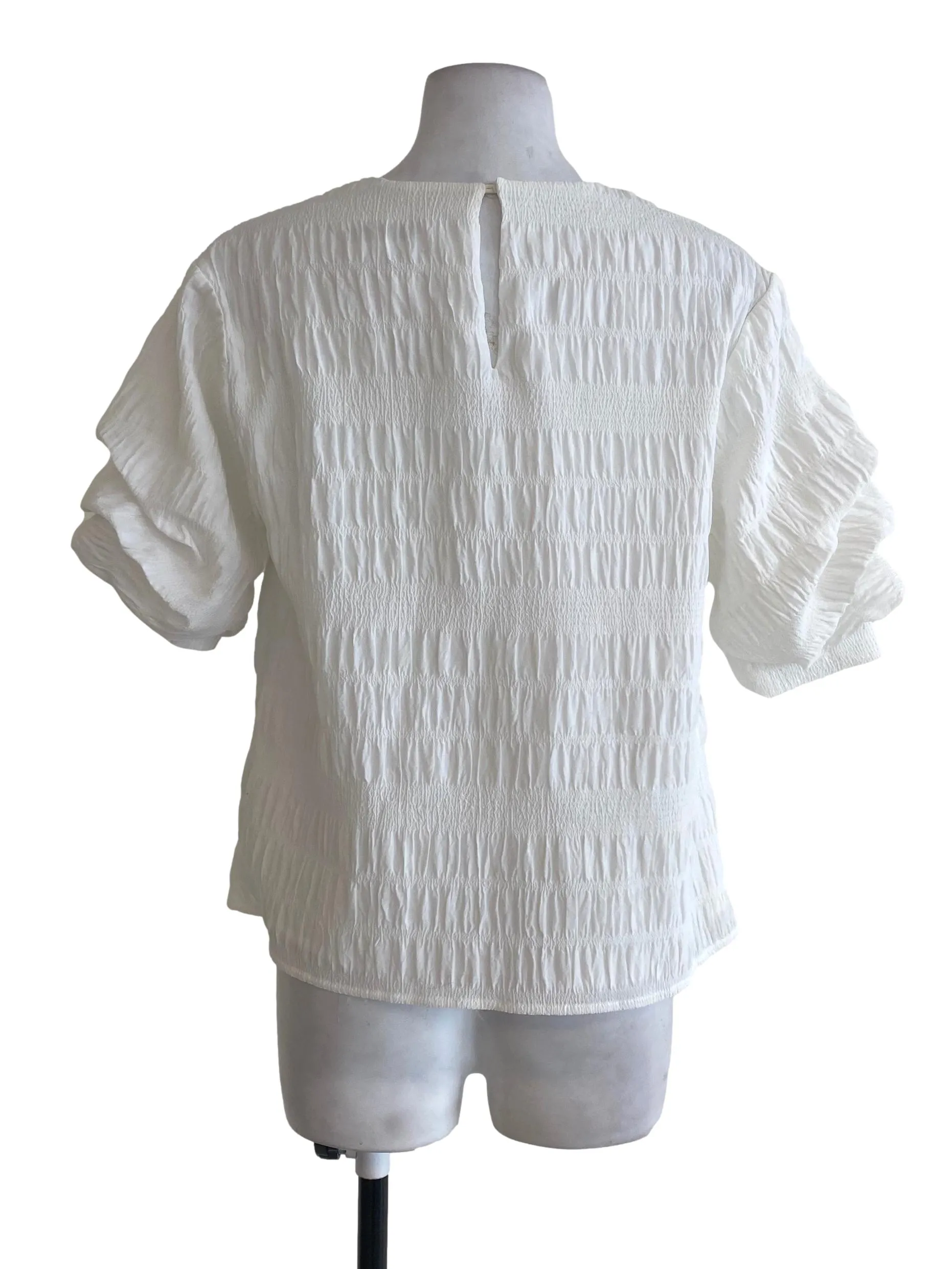 White Textured Top LB