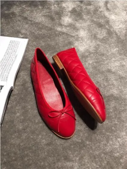 Woman Cow Leather Flat Shoes
