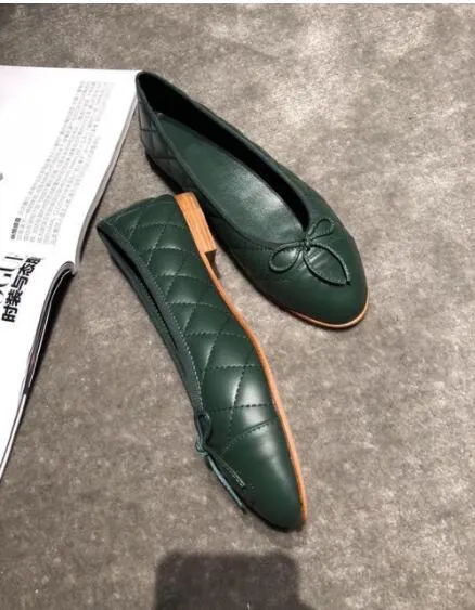 Woman Cow Leather Flat Shoes