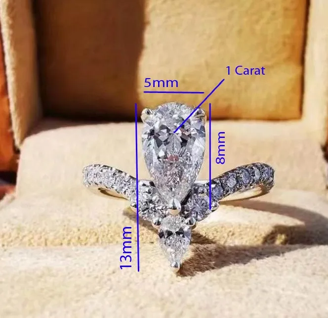 Womens Engagement Ring | Moissanite Engagement Ring
