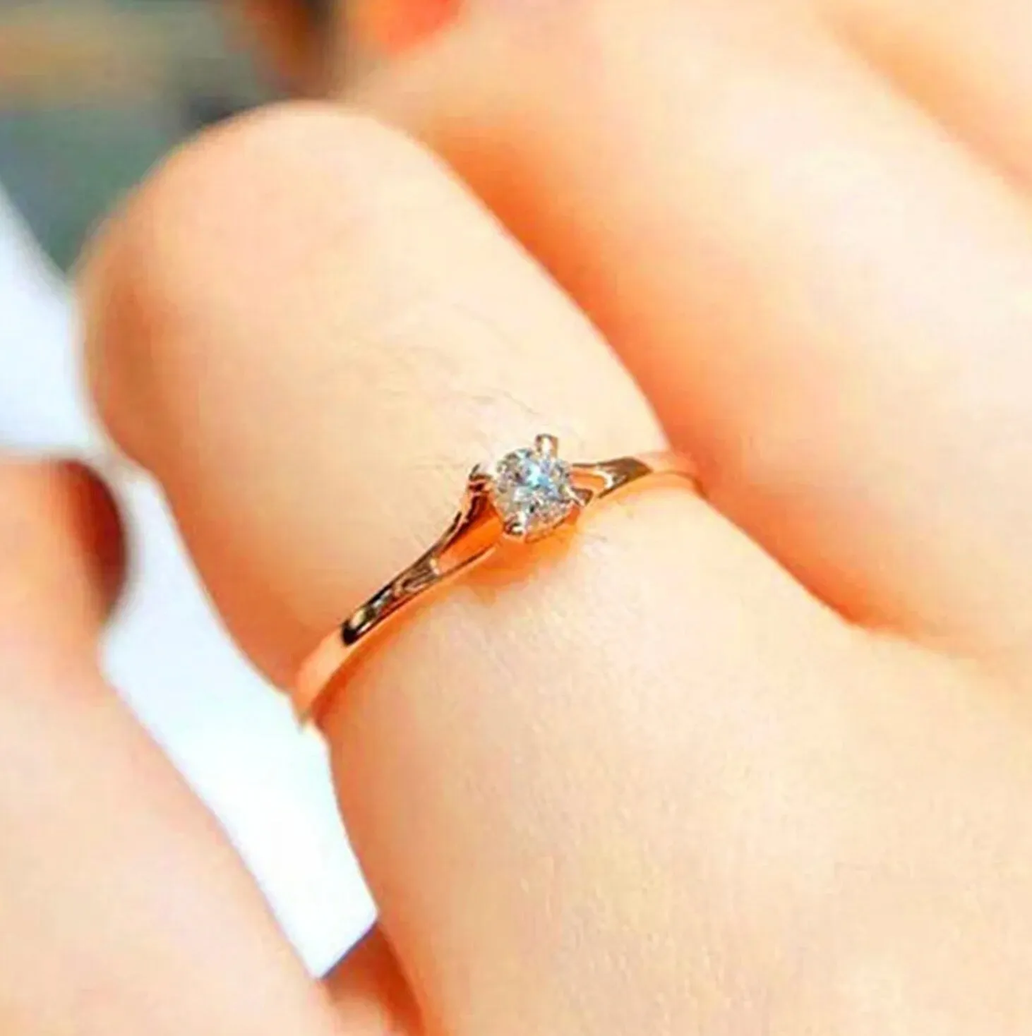 Womens Gold Ring | Gold Engagement Ring | Diamond Engagement Ring | Gold Ring | Engagement Ring | Gold Wedding Ring | Gold Wedding Band