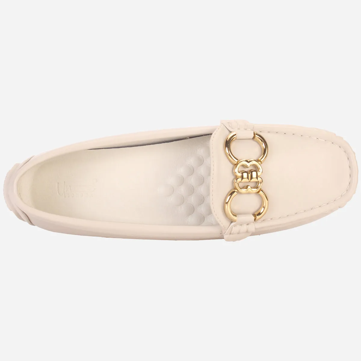 Womens "KITTO" Flat Comfy Slide In Moccasins