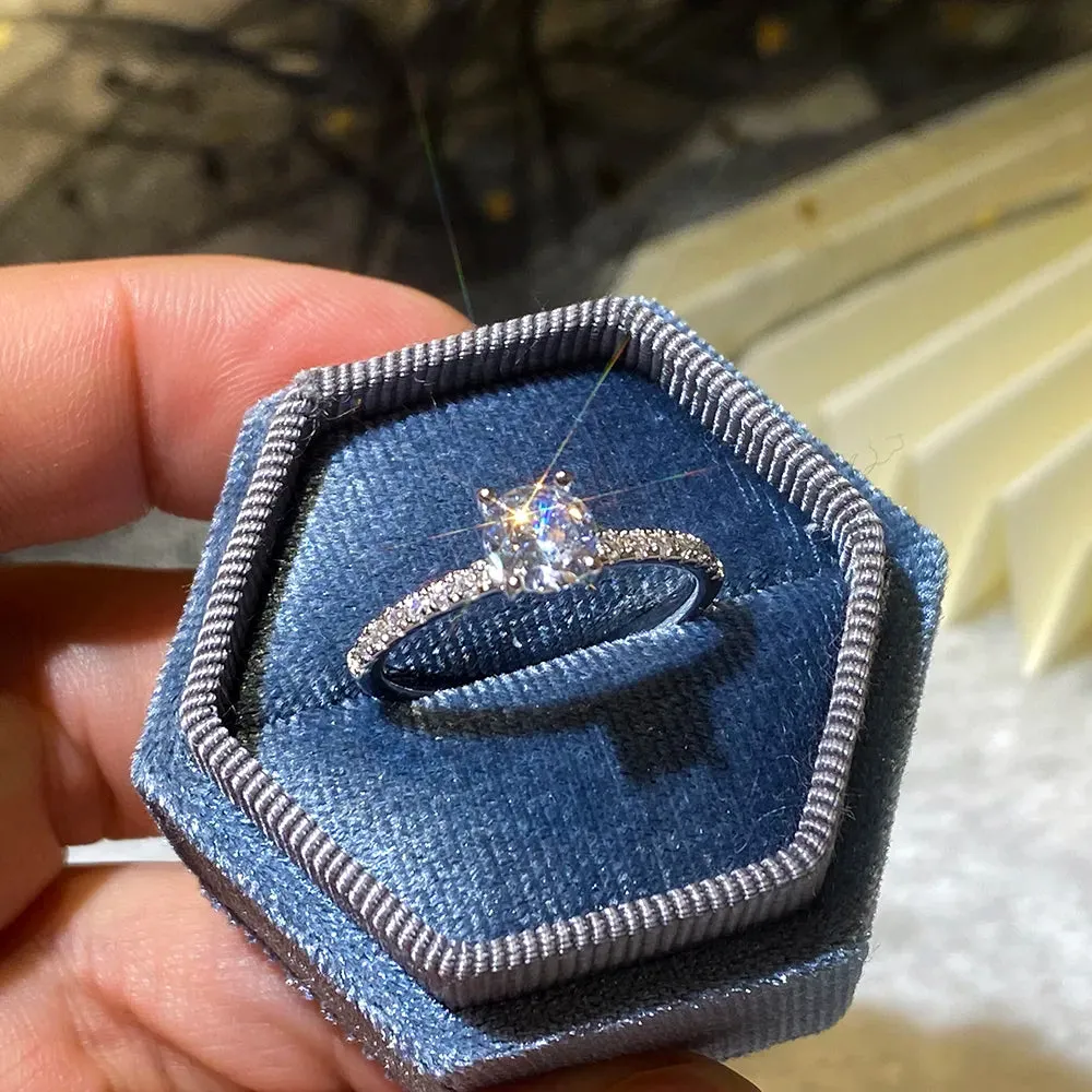 Women's Round Zirconia Rings