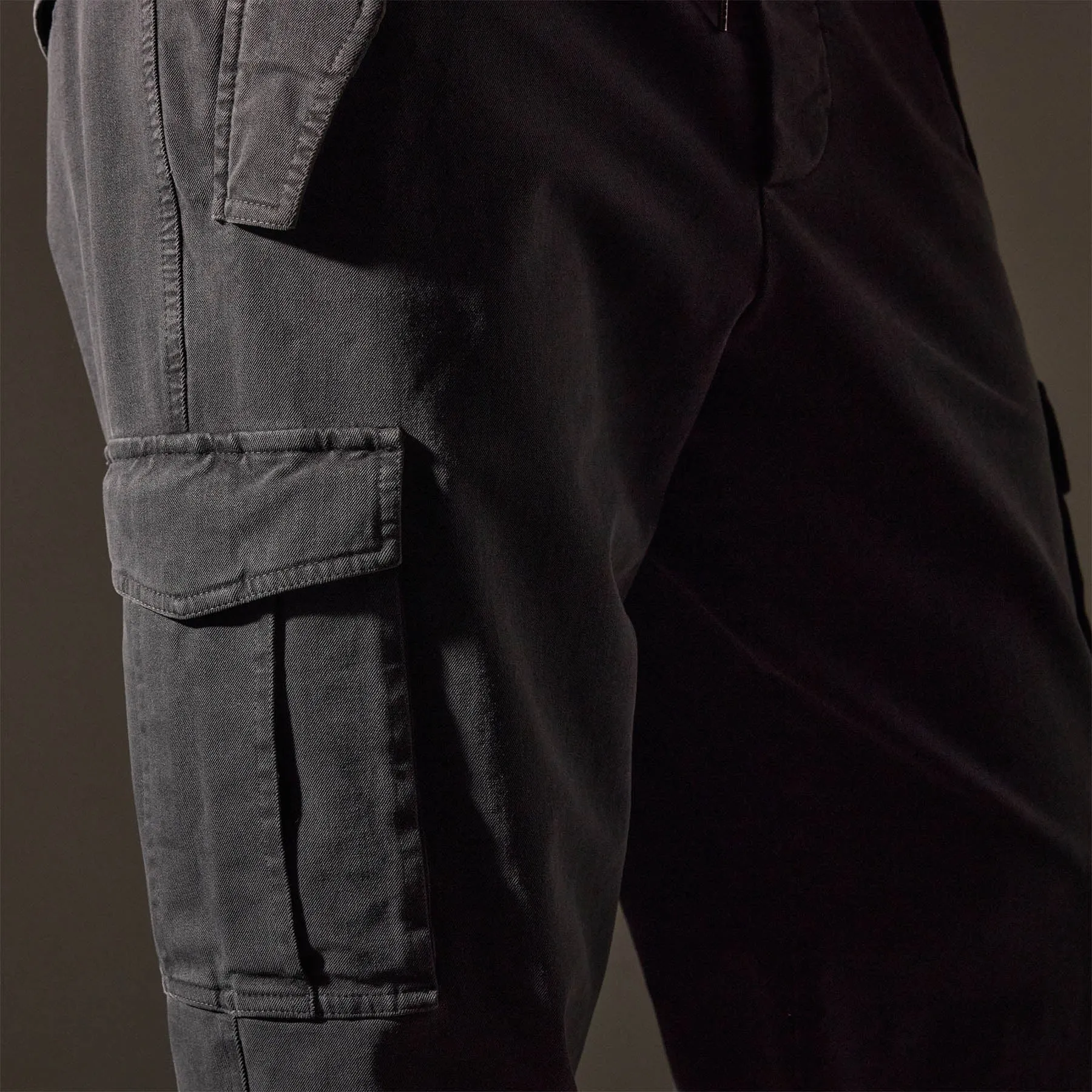 Woven Terry Cargo Pant - Magma Pigment