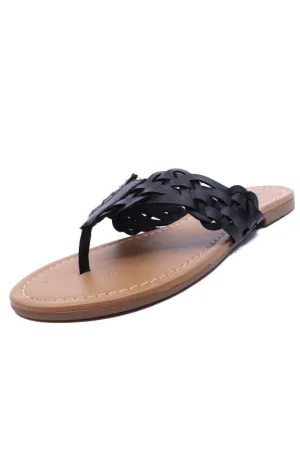 Woven Thong Summer Flat Sandal