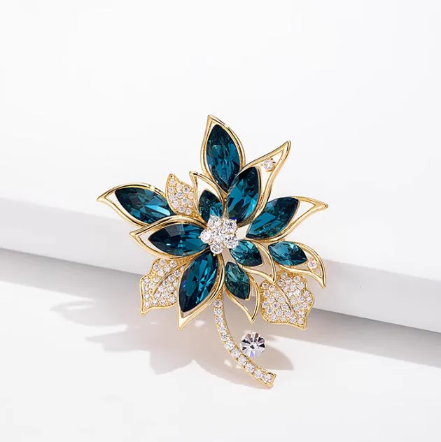 XSB135 - Floral Corsage Brooch