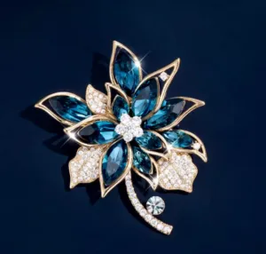 XSB135 - Floral Corsage Brooch
