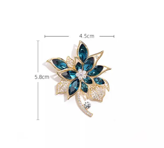 XSB135 - Floral Corsage Brooch