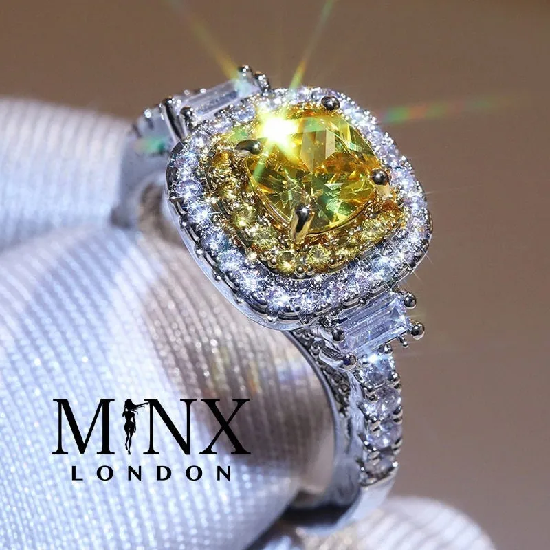 Yellow Diamond Ring | Yellow Diamond Engagement Rings | Canary Yellow Diamond Ring